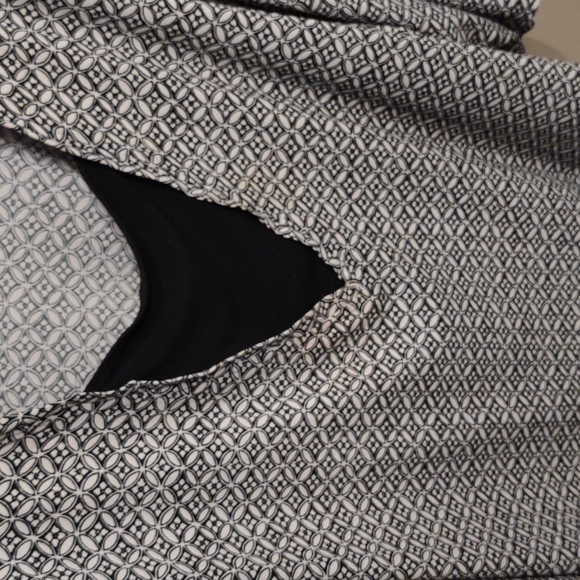 Maggie Barnes multicolor 3/4 sleeve blouse 5X - Picture 2 of 7